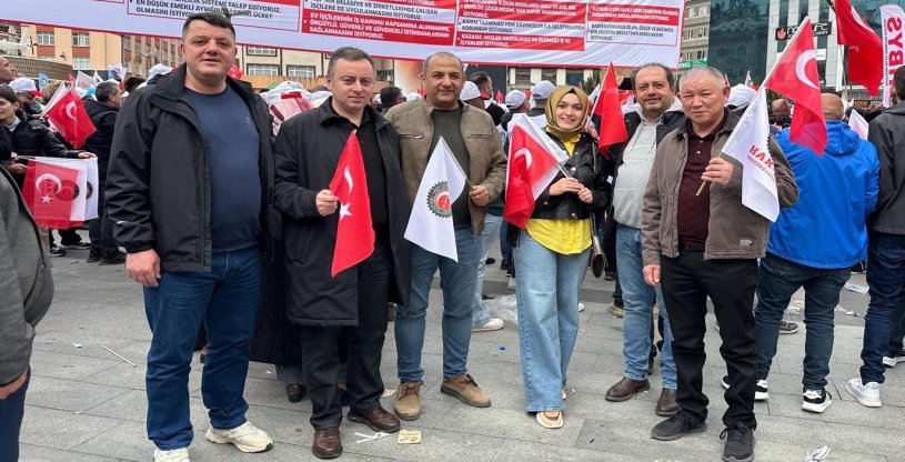 EMEKÇİ'NİN SESİ RİZE'DEN YÜKSELDİ