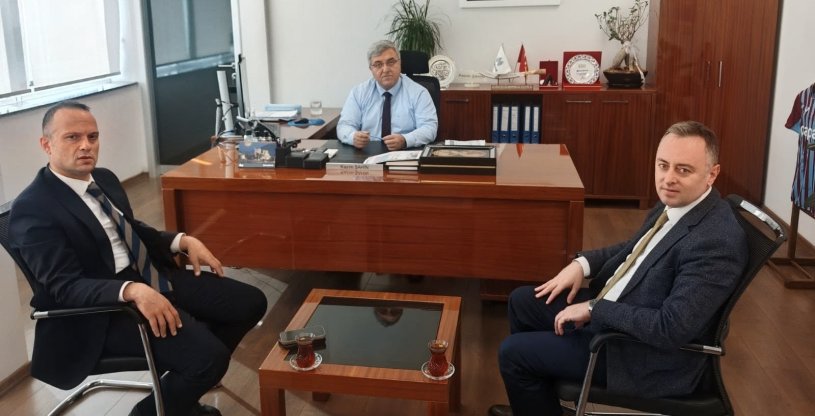 ÖZAĞCI, HALKBANK BÖLGE KOORDİNATÖRÜ ŞAHİN'İ ZİYARET ETTİ