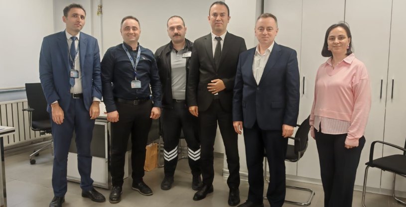 ÖZAĞCI, ZİRAAT VE HALK BANKASI ARAKLI, SÜRMENE, ARSİN ŞUBELERİNİ ZİYARET ETTİ
