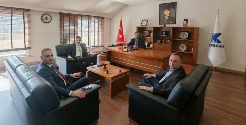 ÖZAĞCI, KOSGEB İL MÜDÜRÜ DEMİRCİ'Yİ ZİYARET ETTİ
