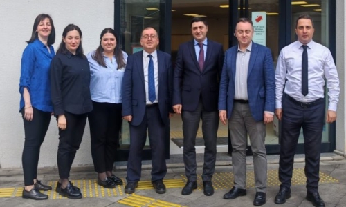 ÖZAĞCI, ZİRAAT BANKASI OF, RECEP TAYYİP ERDOĞAN ÜNİVERSİTE ŞUBESİ VE HALKBANK OF ŞUBESİNİ ZİYARET ETTİ