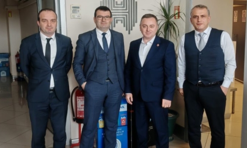 ÖZAĞCI, HALKBANK TRABZON NOM MERKEZİNİ ZİYARET ETTİ