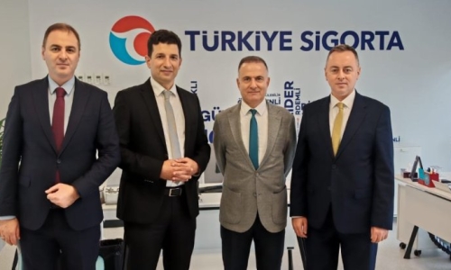 ÖZAĞCI, TÜRKİYE SİGORTA KARADENİZ BÖLGE MÜDÜRÜ ASANOĞLU'NU ZİYARET ETTİ