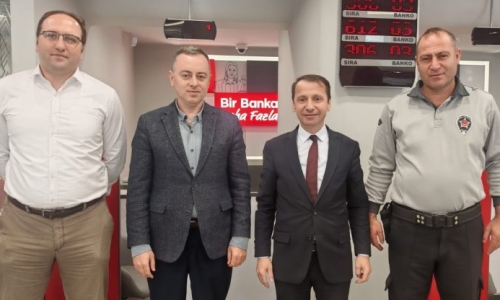 ÖZAĞCI, ZİRAAT VE HALK BANKASI GÜMÜŞHANE, TORUL ŞUBELERİNİ ZİYARET ETTİ