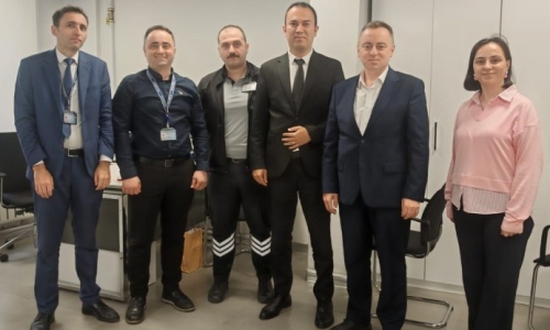ÖZAĞCI, ZİRAAT VE HALK BANKASI ARAKLI, SÜRMENE, ARSİN ŞUBELERİNİ ZİYARET ETTİ