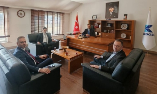 ÖZAĞCI, KOSGEB İL MÜDÜRÜ DEMİRCİ'Yİ ZİYARET ETTİ